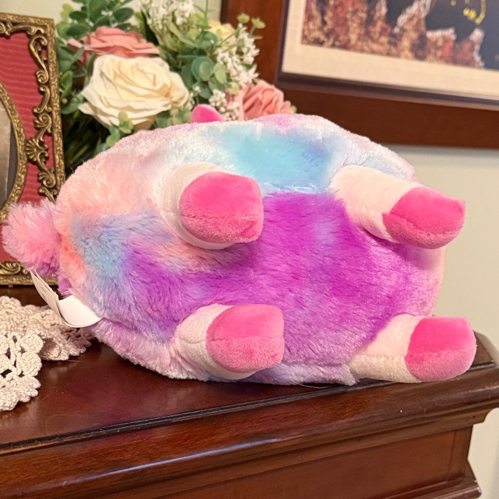 Plush Rainbow Llama Stuffed Animal - Picture 4 of 10